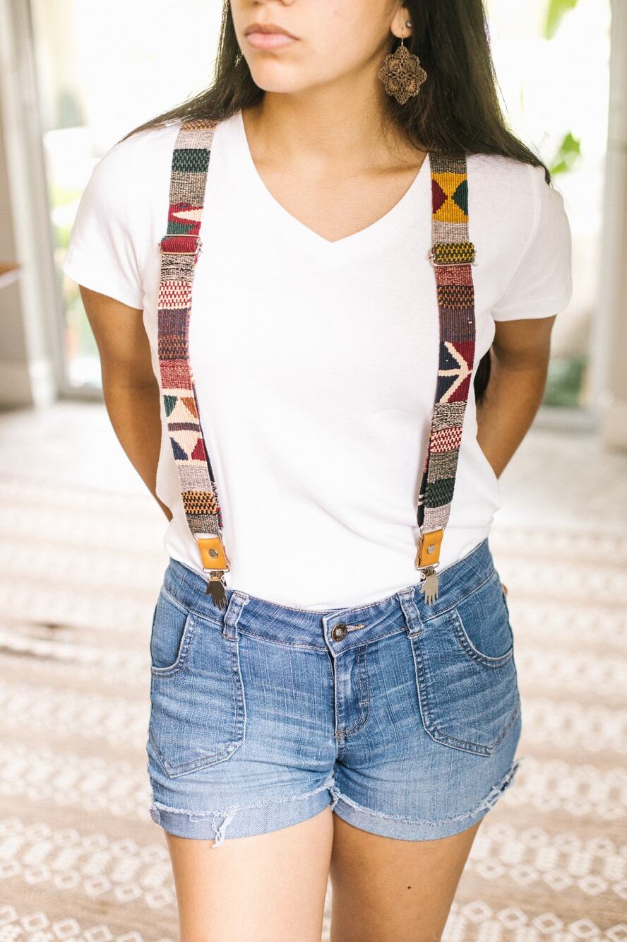 VINTAGE ADJUSTABLE CLIP ON SUSPENDERS